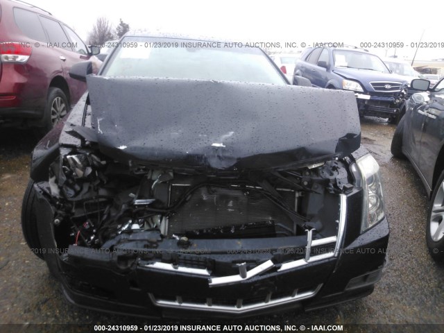 1G6DE5E55D0176684 - 2013 CADILLAC CTS LUXURY COLLECTION BLACK photo 6