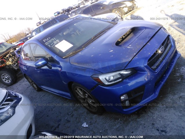 JF1VA2W69F9805547 - 2015 SUBARU WRX STI/LAUNCH EDITION BLUE photo 1