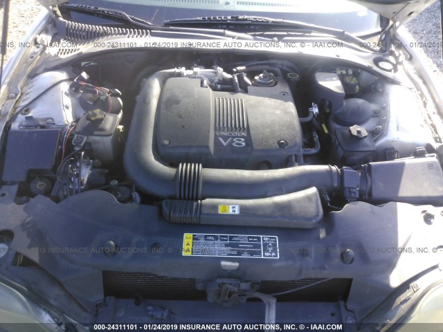 1LNHM87A81Y735733 - 2001 LINCOLN LS SILVER photo 10