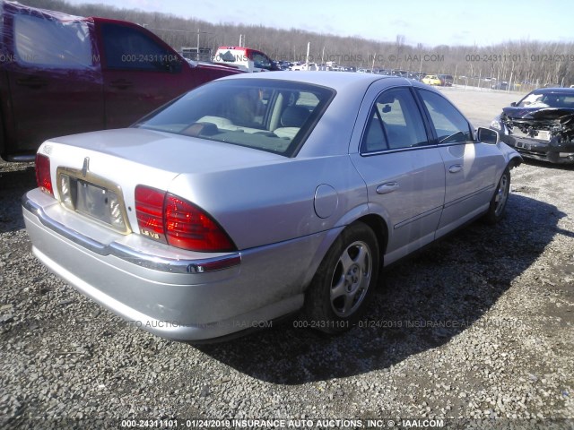 1LNHM87A81Y735733 - 2001 LINCOLN LS SILVER photo 4