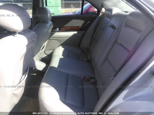 1LNHM87A81Y735733 - 2001 LINCOLN LS SILVER photo 8
