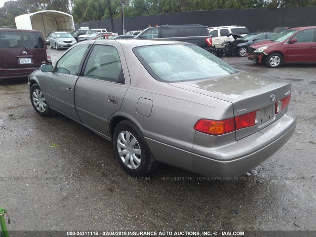 JT2BG22K910603179 - 2001 TOYOTA CAMRY CE/LE/XLE GRAY photo 3