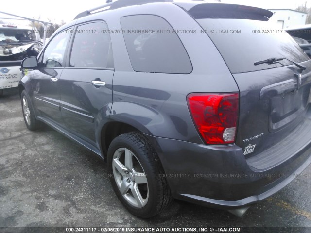 2CKDL537886013072 - 2008 PONTIAC TORRENT GXP GRAY photo 3