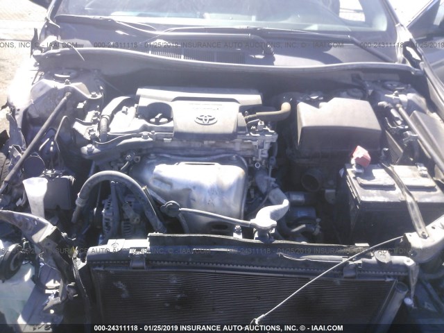 4T4BF1FK2GR575338 - 2016 TOYOTA CAMRY LE/XLE/SE/XSE GRAY photo 10