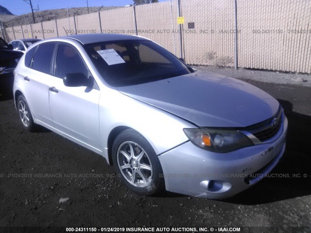 JF1GH61618H815422 - 2008 SUBARU IMPREZA 2.5I GRAY photo 1