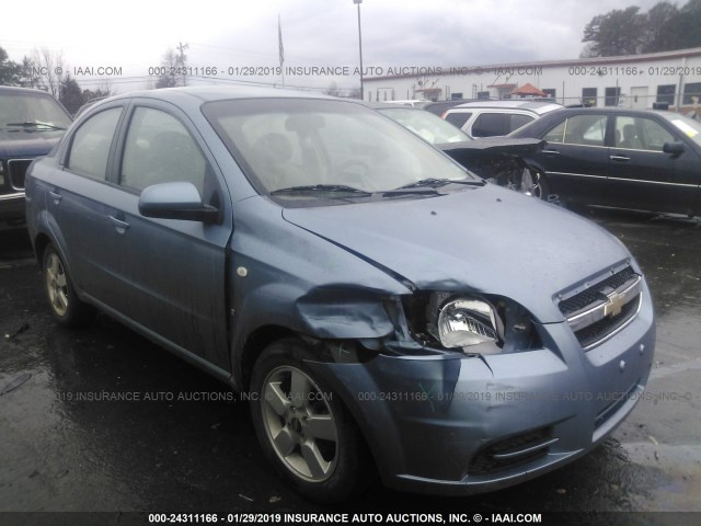 KL1TD56688B108755 - 2008 CHEVROLET AVEO LS Light Blue photo 6