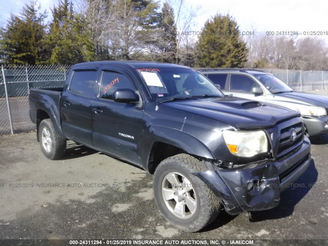 5TEJU62N97Z367140 - 2007 TOYOTA TACOMA DOUBLE CAB PRERUNNER BLACK photo 1
