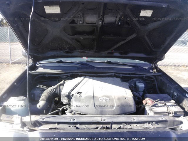 5TEJU62N97Z367140 - 2007 TOYOTA TACOMA DOUBLE CAB PRERUNNER BLACK photo 10