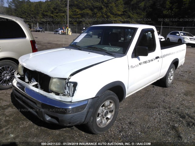 1N6DD21S7WC368410 - 1998 NISSAN FRONTIER WHITE photo 2