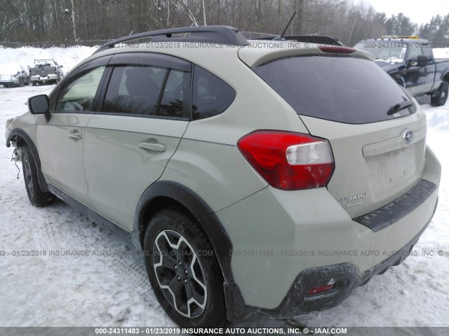 JF2GPACC7E8256037 - 2014 SUBARU XV CROSSTREK 2.0 PREMIUM BEIGE photo 3