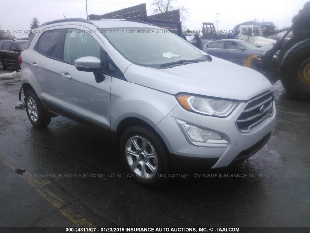 MAJ6P1UL5JC182753 - 2018 FORD ECOSPORT SE SILVER photo 1