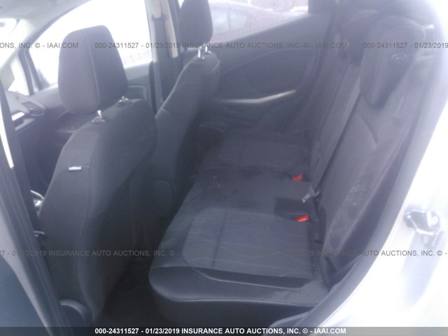 MAJ6P1UL5JC182753 - 2018 FORD ECOSPORT SE SILVER photo 8