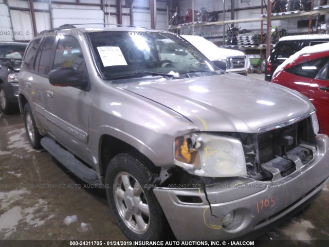 1GKDT13SX22365146 - 2002 GMC ENVOY GRAY photo 1