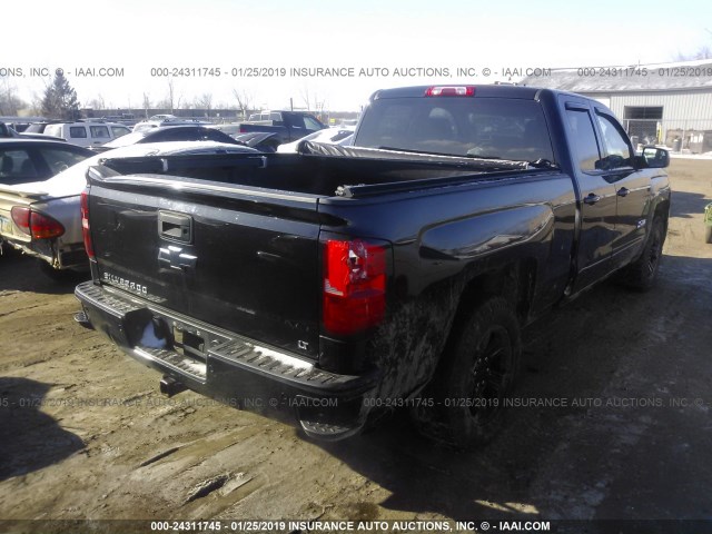 1GCVKREC4FZ445627 - 2015 CHEVROLET SILVERADO K1500 LT BLACK photo 4