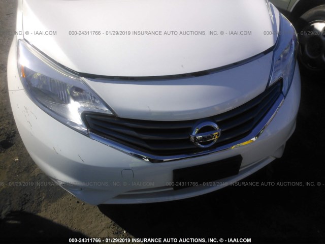 3N1CE2CP9GL363125 - 2016 NISSAN VERSA NOTE S/S PLUS/SV/SL/SR WHITE photo 6