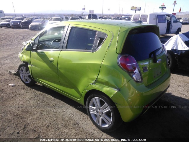 KL8CB6S92FC804189 - 2015 CHEVROLET SPARK LS GREEN photo 3