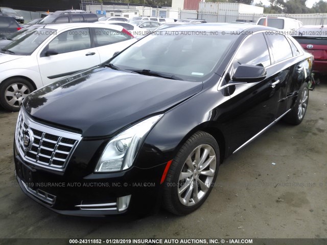 2G61M5S34E9219637 - 2014 CADILLAC XTS LUXURY COLLECTION BLACK photo 2