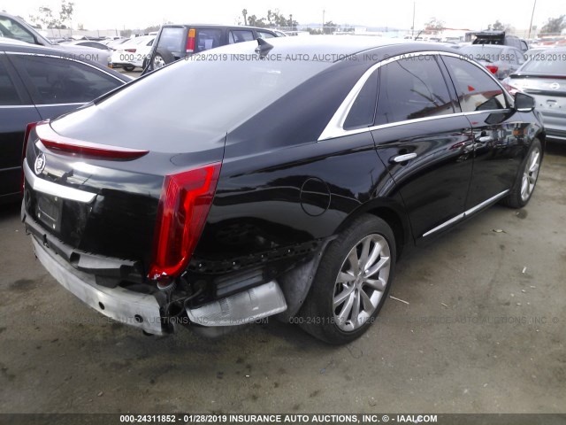 2G61M5S34E9219637 - 2014 CADILLAC XTS LUXURY COLLECTION BLACK photo 4