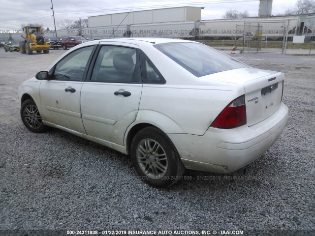 1FAFP34N17W176940 - 2007 FORD FOCUS ZX4/S/SE/SES 白色 照片 3