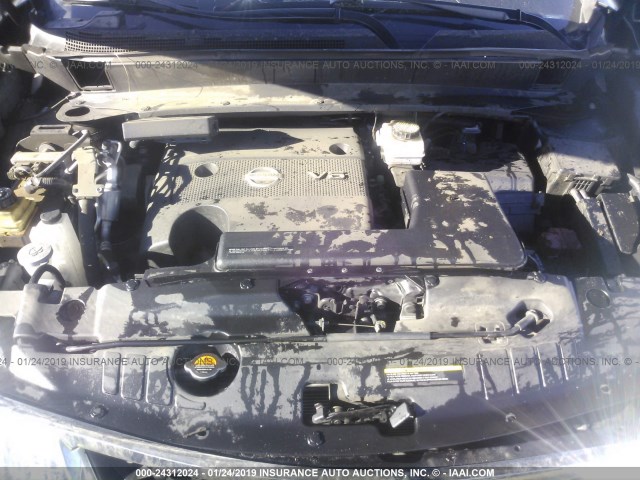 5N1AR2MM0FC626010 - 2015 NISSAN PATHFINDER S/SV/SL/PLATINUM GRAY photo 10