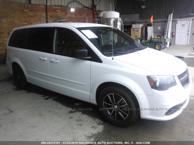 2C4RDGBG1FR542656 - 2015 DODGE GRAND CARAVAN  WHITE photo 1