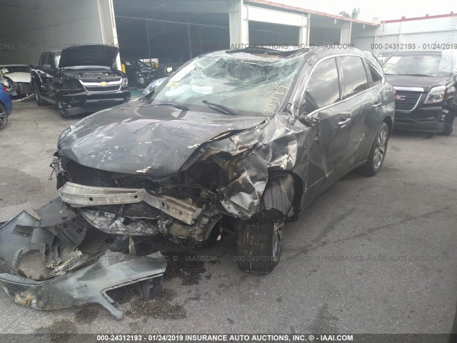 5FRYD4H48EB003189 - 2014 ACURA MDX TECHNOLOGY 灰色 照片 6