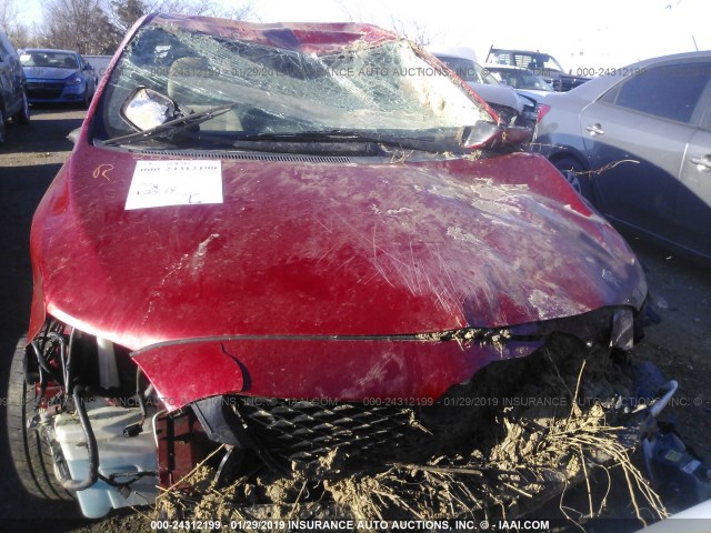 JTDBL40E59J012235 - 2009 TOYOTA COROLLA LE/XLE RED photo 6