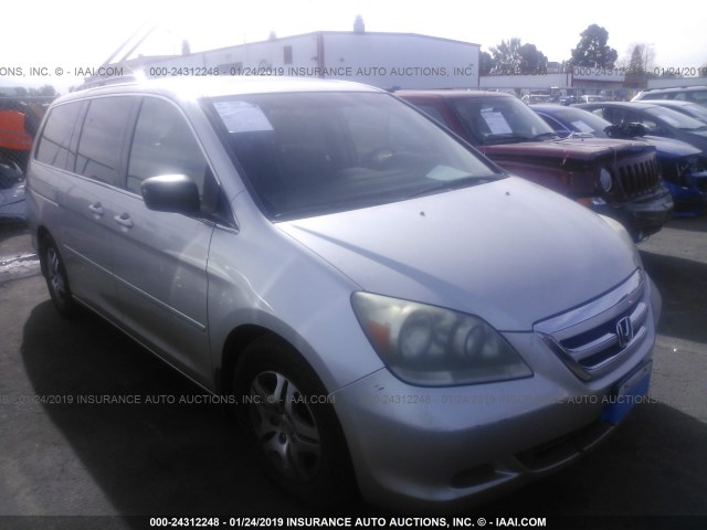 5FNRL38757B040653 - 2007 HONDA ODYSSEY EXL SILVER photo 1