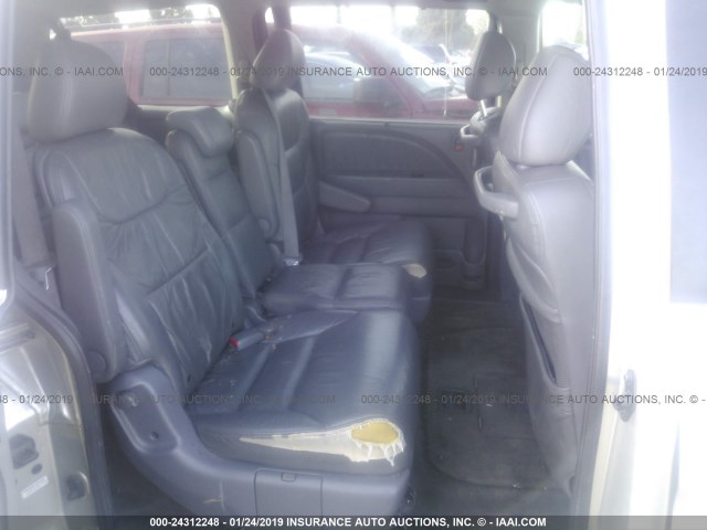 5FNRL38757B040653 - 2007 HONDA ODYSSEY EXL SILVER photo 8