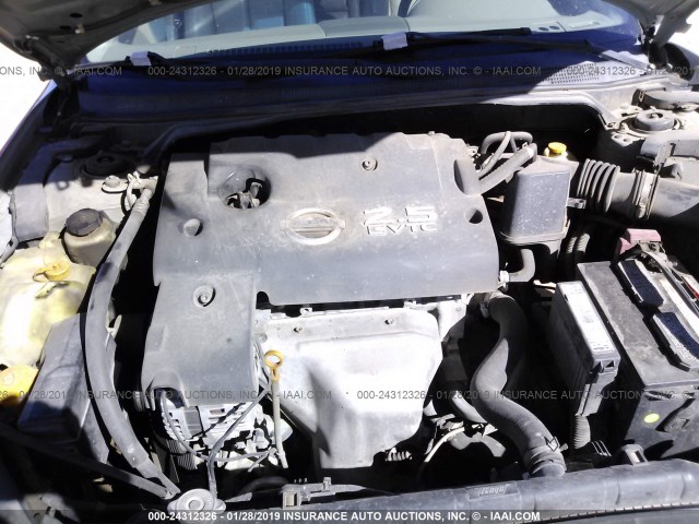 1N4AL11DX2C141703 - 2002 NISSAN ALTIMA S/SL SILVER photo 10