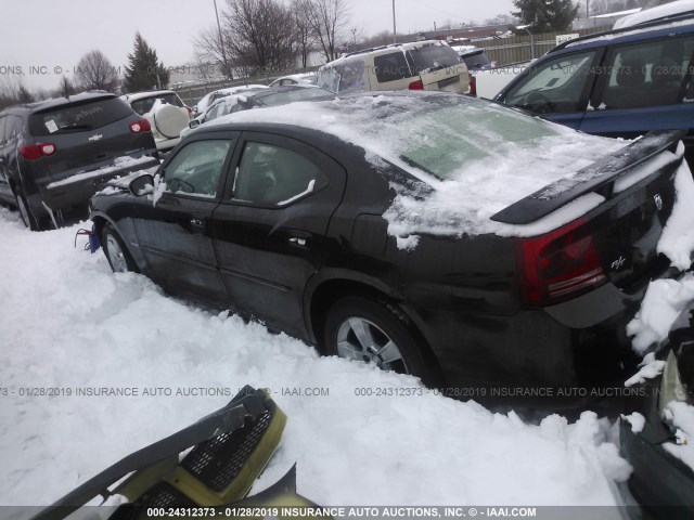 2B3KA53H37H832833 - 2007 DODGE CHARGER R/T BLACK photo 3