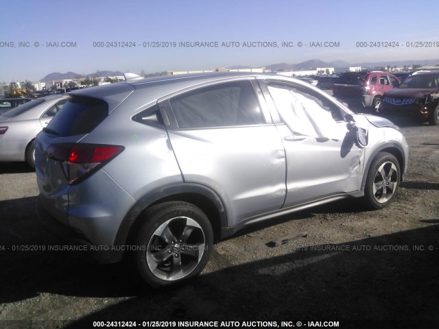 3CZRU5H51JM720408 - 2018 HONDA HR-V EX SILVER photo 4