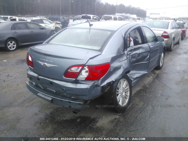 1C3LC56B39N517436 - 2009 CHRYSLER SEBRING TOURING/LIMITED GRAY photo 4