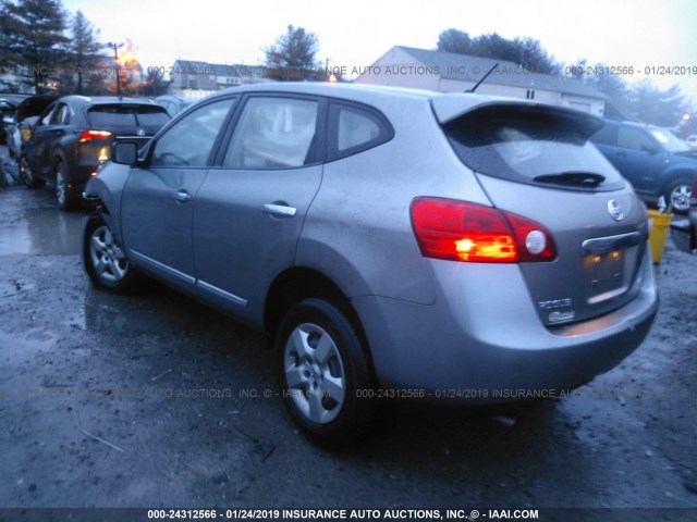 JN8AS5MV9CW379894 - 2012 NISSAN ROGUE S/SV GRAY photo 3