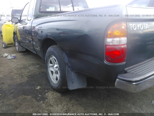 5TEVL52N21Z773458 - 2001 TOYOTA TACOMA XTRACAB GREEN photo 6