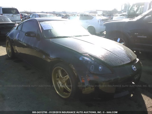 JN1AZ34E25M655443 - 2005 NISSAN 350Z COUPE BLACK photo 1