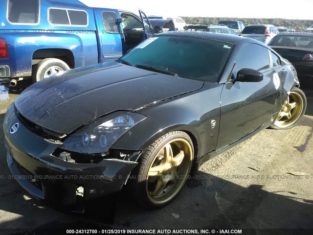 JN1AZ34E25M655443 - 2005 NISSAN 350Z COUPE BLACK photo 2