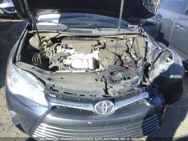 4T4BF1FK8GR556809 - 2016 TOYOTA CAMRY LE/XLE/SE/XSE 蓝色 照片 10