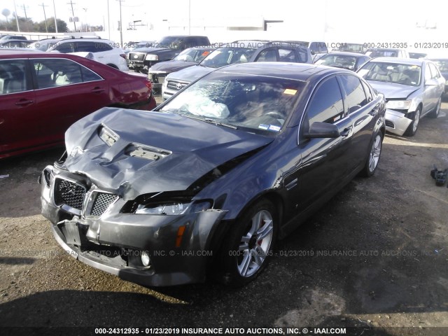 6G2ER57778L135103 - 2008 PONTIAC G8 GRAY photo 2