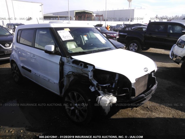 KNDJT2A66D7755130 - 2013 KIA SOUL +/!/SPORT WHITE photo 1