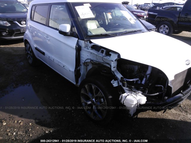 KNDJT2A66D7755130 - 2013 KIA SOUL +/!/SPORT WHITE photo 6