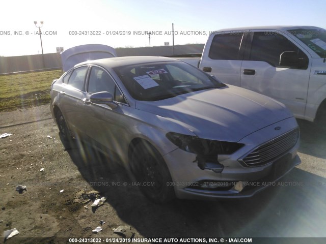 3FA6P0K9XHR117328 - 2017 FORD FUSION TITANIUM SILVER photo 1