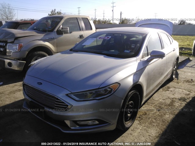 3FA6P0K9XHR117328 - 2017 FORD FUSION TITANIUM SILVER photo 2