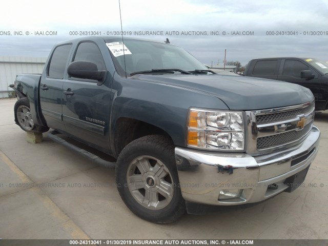 3GCPKSE76CG111937 - 2012 CHEVROLET SILVERADO K1500 LT BLUE photo 1