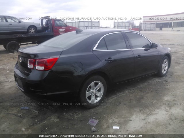1G11B5SL1FF311194 - 2015 CHEVROLET MALIBU LS BLACK photo 4