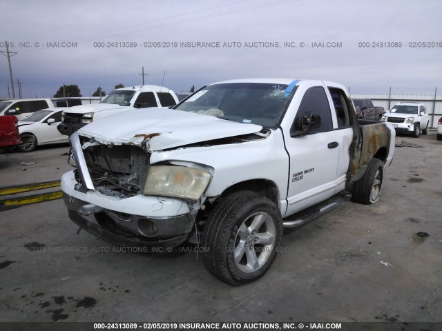 1D7HA18NX6S622145 - 2006 DODGE RAM 1500 ST/SLT WHITE photo 6