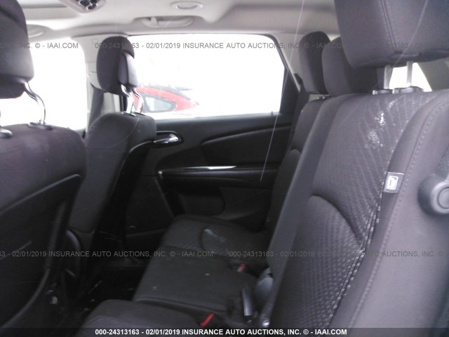 3C4PDCBG0ET134354 - 2014 DODGE JOURNEY SXT WHITE photo 8