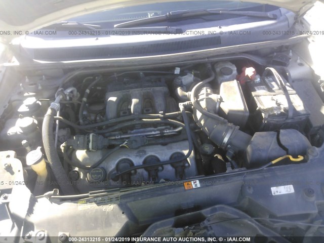 1FMDK02W78GA11170 - 2008 FORD TAURUS X SEL Champagne photo 10