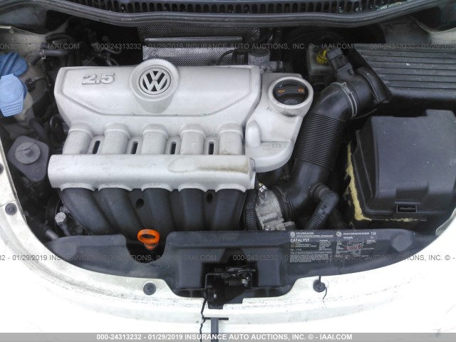 3VWFF31Y97M411254 - 2007 VOLKSWAGEN NEW BEETLE TRIPLE WHITE WHITE photo 10