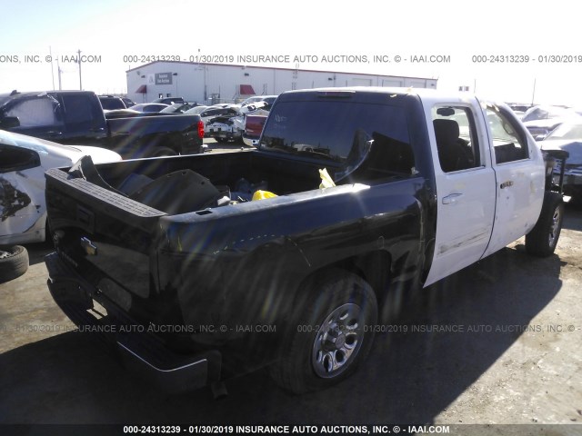 2GCEC13CX81134927 - 2008 CHEVROLET SILVERADO C1500 BLACK photo 4